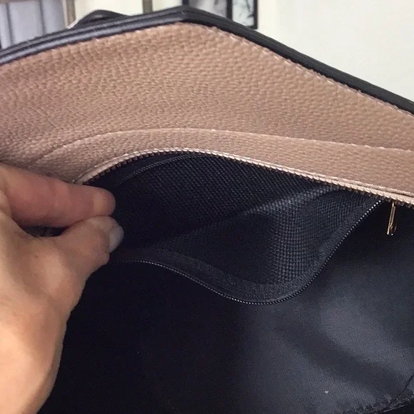 Elegant Tan and Brown Women's 2 way Bag - Picture 6 of 8